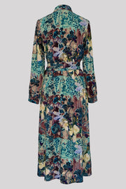 Gaia Forest Glade Maxi Shirt Dress