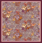 Hellebore 100% Silk 137cm Square