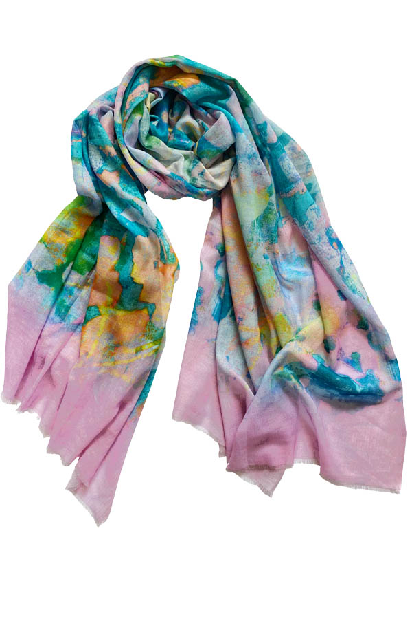 Stormy Sky 100% Cotton Scarf