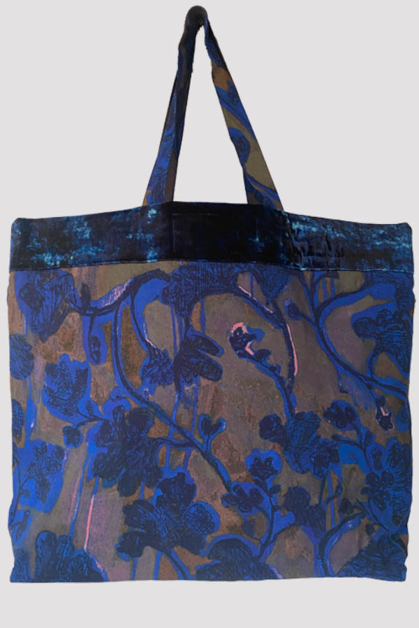 Forest Glade Blue Shopper Bag