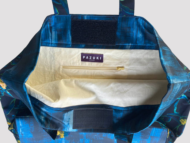 Oleander Navy Shopper Bag