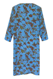 Athena Clematis Blue Tunic Dress