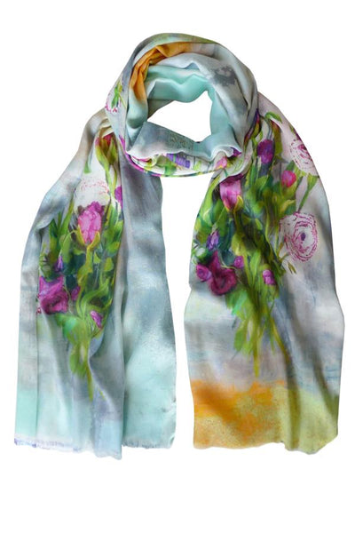 Pazuki | SS20 | Decoupage Pastel 100% Cotton Scarf