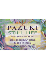 Pazuki | SS16 | Still Life | Label